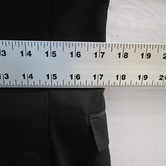 Banana Republic Monogram‎ 36R Black Trabaldo Super 110s 762190 Suit Jacket Coat - Picture 8 of 16